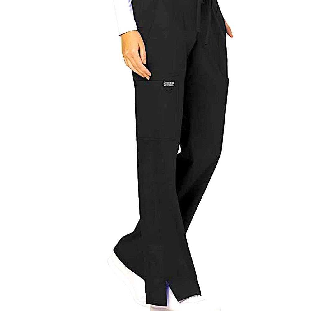 COPY - Cherokee Mid-rise Moderate Flare Drawstring Scrub Nursing